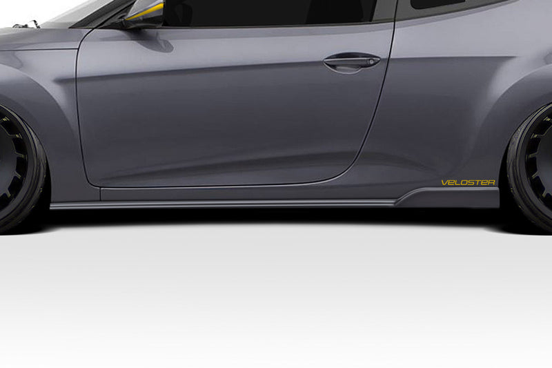 2012-2017 Hyundai Veloster Duraflex Bailer Side Skirt Rocker Panel Splitters - 2 Pieces