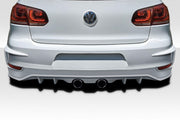2010-2014 Volkswagen Golf GTI Duraflex R400 Look Rear Bumper Cover - 1 Piece