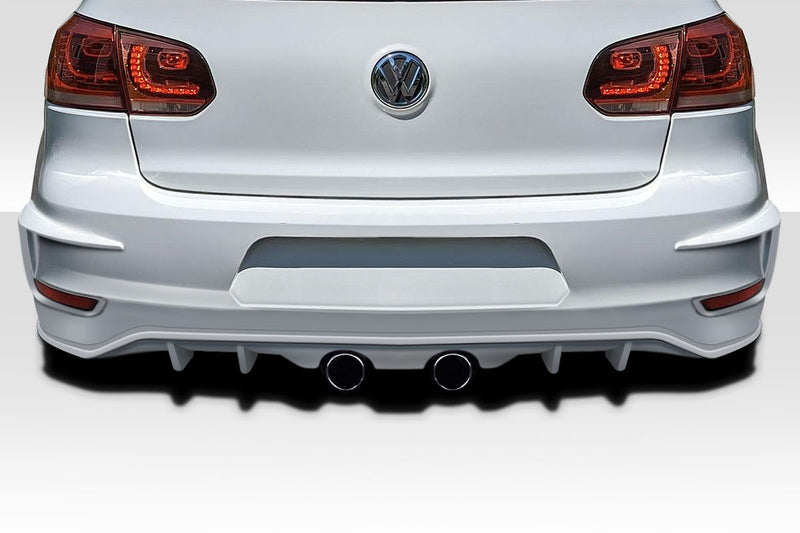 2010-2014 Volkswagen Golf GTI Duraflex R400 Look Rear Bumper Cover - 1 Piece