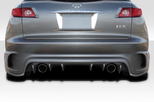 2003-2008 Infiniti FX35 FX45 S50 Duraflex Samba Rear Bumper Cover - 1 Piece