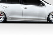2010-2014 Volkswagen Golf GTI Duraflex Votex Look Side Skirt Rocker Panels - 2 Pieces