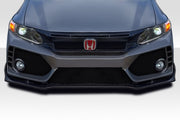 2012-2015 Honda Civic 4DR Duraflex FK8 Type R Look Front Bumper Cover - 1 Piece