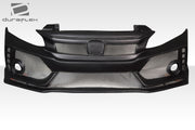 2012-2015 Honda Civic 4DR Duraflex FK8 Type R Look Front Bumper Cover - 1 Piece