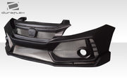 2012-2015 Honda Civic 4DR Duraflex FK8 Type R Look Front Bumper Cover - 1 Piece