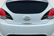 2012-2017 Hyundai Veloster Turbo Duraflex Minda Rear Hatch Add Ons - 2 Pieces