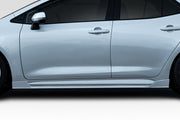 2019-2023 Toyota Corolla Hatchback Duraflex Kora Side Skirt Rocker Panel Splitters - 2 Pieces