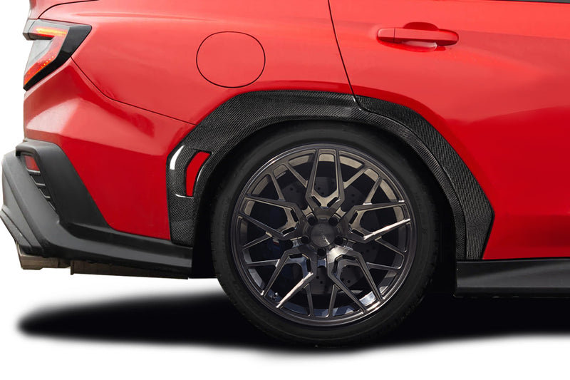 2022-2024 Subaru WRX Carbon Creations OEM Look Rear Fender Flares - 4 Pieces