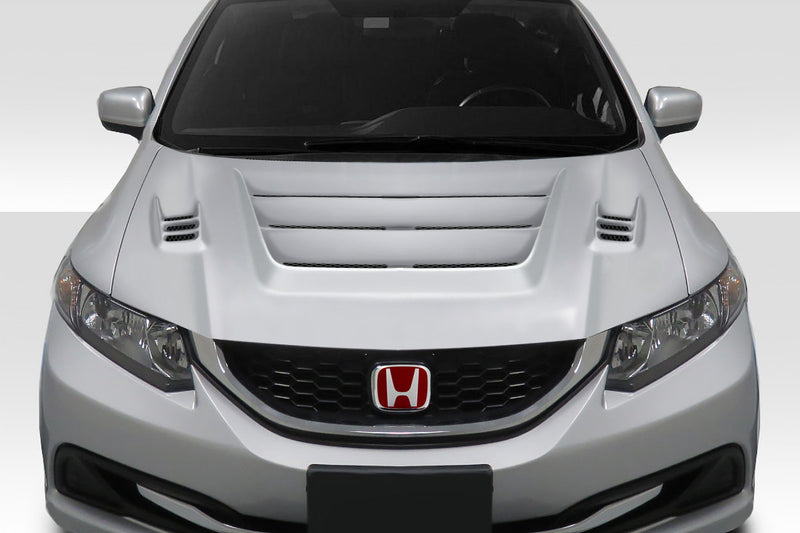 2012-2015 Honda Civic 4DR Duraflex Kina Hood - 1 Piece