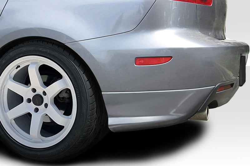 2004-2009 Mazda 3 Maver Rear Lip Add on Spoilers - 2 Pieces