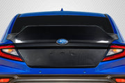 2022-2024 Subaru WRX Carbon Creations Duckbill Rear Trunk - 1 Piece
