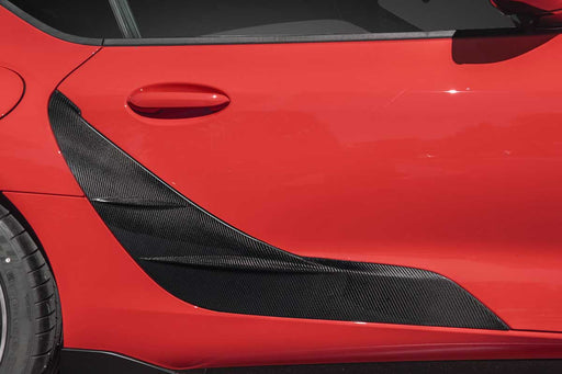 2020-2023 Toyota Supra Carbon Creations TRD Look Door Panel Garnish - 2 Pieces