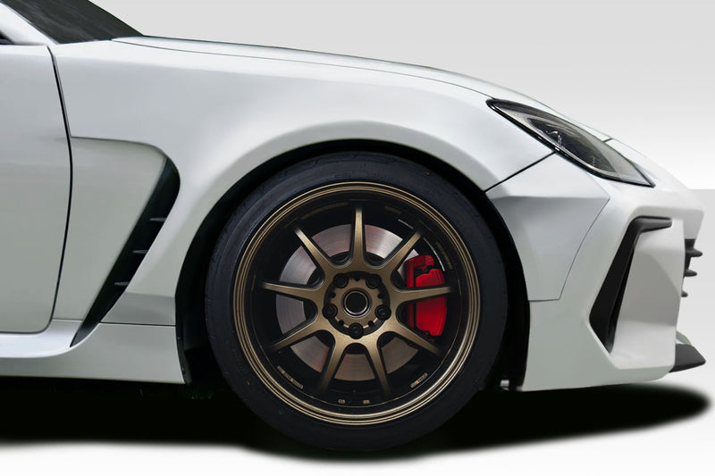 2022-2025 Subaru BRZ Duraflex GT Competition Wide Body Front Fender Flares ( For use with oem front bumper) - 4 Pieces