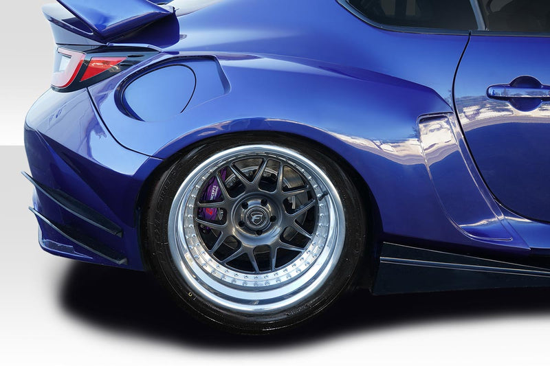 2022-2025 Toyota GR86 / Subaru BRZ Duraflex GT Competition Wide Body Rear Fender Flares - 4 Pieces