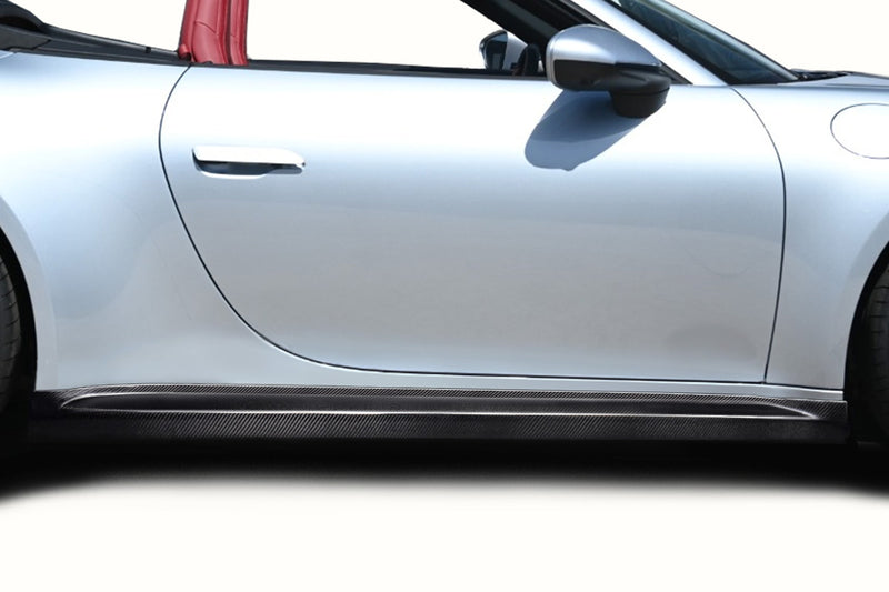 2020-2022 Porsche Carrera 911 992 Carbon Creations Taveran Side Skirt Rocker Panels - 2 Pieces 