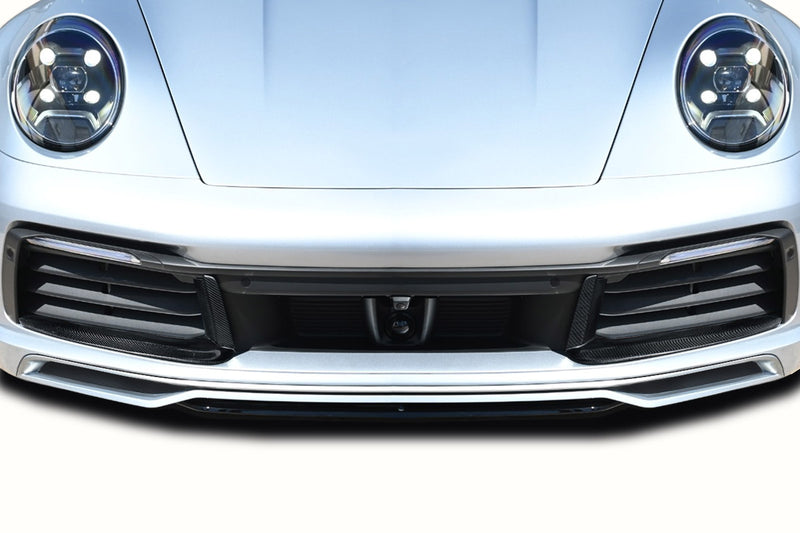 2020-2022 Porsche Carrera 911 992 Carbon Creations Phoenix Front Bumper Air Guide - 2 Pieces (S)