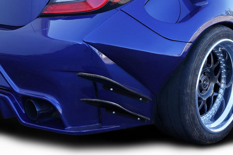 2022-2025 Toyota GR86 / Subaru BRZ Carbon Creations GT Competition Rear Bumper Canards - 4 Pieces