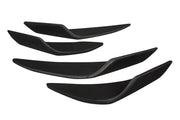 2022-2023 Toyota GR86 / Subaru BRZ Duraflex GT Competition Front Bumper Canards - 4 Pieces