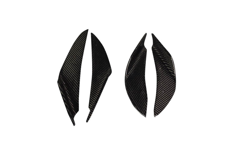 2022-2023 Toyota GR86 / Subaru BRZ Carbon Creations GT Competition Front Bumper Canards - 4 Pieces