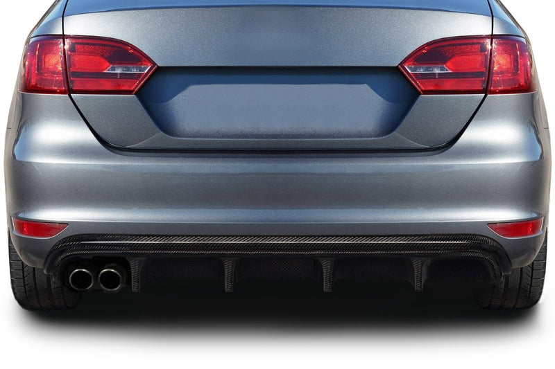 2011-2014 Volkswagen Jetta GLI Carbon Creations Circuit Rear Diffuser - 1 Piece