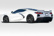 2020-2023 Chevrolet Corvette C8 Duraflex Gran Veloce Body Kit - 4 Piece - Includes Polyurethane Gran Veloce Front Bumper (116591) Gran Veloce Side Skirts (116585) Gran Veloce Rear Diffuser (116587)