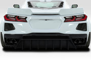 2020-2023 Chevrolet Corvette C8 Duraflex Gran Veloce Body Kit - 4 Piece - Includes Polyurethane Gran Veloce Front Bumper (116591) Gran Veloce Side Skirts (116585) Gran Veloce Rear Diffuser (116587)