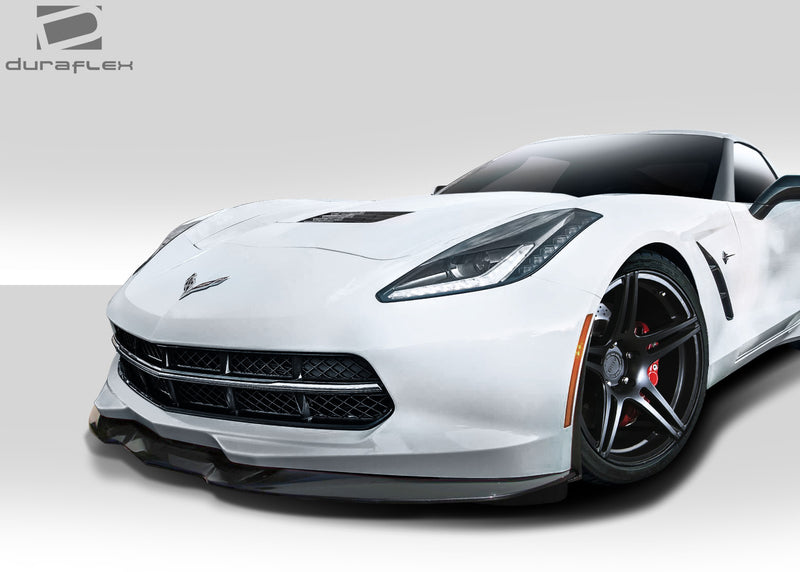 2014-2019 Chevrolet Corvette C7 Duraflex Apex Body Kit - 7 Piece - Includes Apex Front Splitter (112367), Thunderbolt Side Splitters (112368) and GT Concept Rear Diffuser (112436)