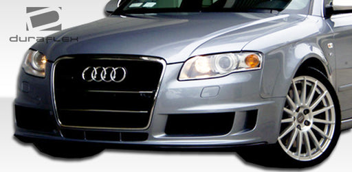 2006-2008 Audi A4 B7 4DR Duraflex DTM Look Body Kit - 4 Piece - Includes DTM Look Front Bumper Cover (105035) DTM Look Rear Bumper Cover (105037) R-1 Side Skirts Rocker Panels (100290)