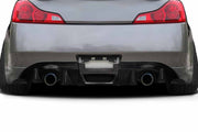 2008-2015 Infiniti G Coupe G37 Q60 Carbon Creations Rega Rear Diffuser - 1 Piece