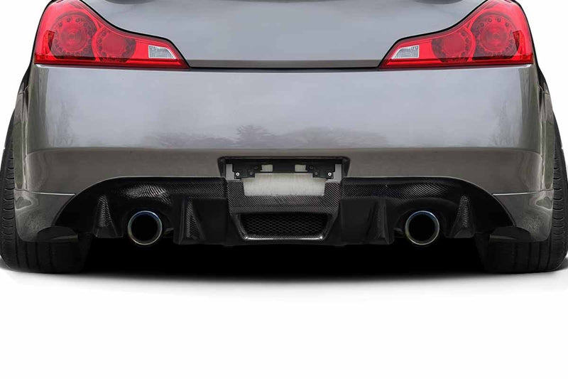 2008-2015 Infiniti G Coupe G37 Q60 Carbon Creations Rega Rear Diffuser - 1 Piece
