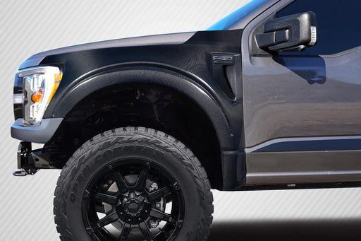 2021-2023 Ford F-150 Carbon Creations 4" Bulge Front Fenders - 2 Pieces