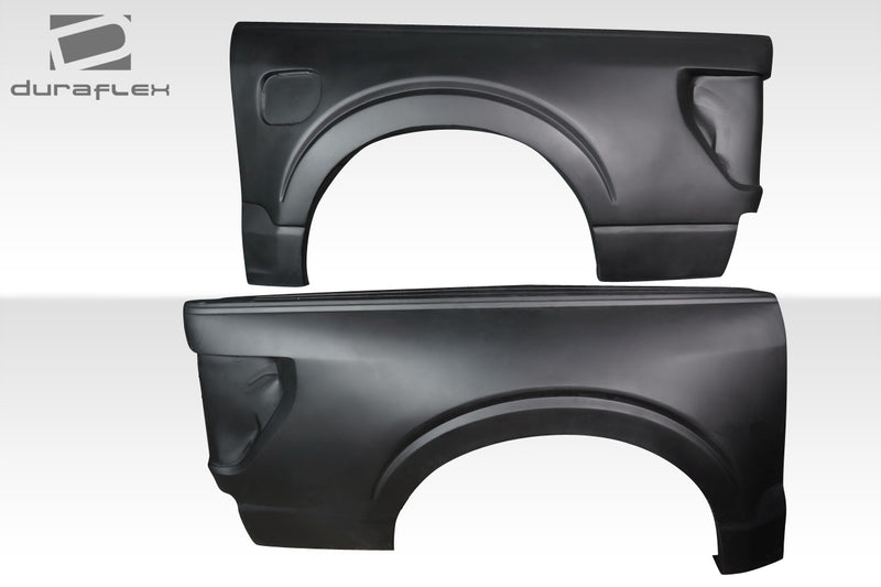 2021-2023 Ford F-150 Duraflex 4" Bulge Rear Bedsides - 2 Pieces (5.5 ft Bed Size)