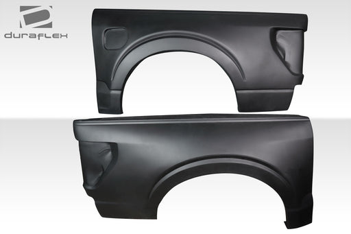 2021-2023 Ford F-150 Duraflex 4" Bulge Rear Bedsides - 2 Pieces (5.5 ft Bed Size)