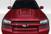 2002-2008 Chevrolet Trailblazer Duraflex ZR1 V2 Look Hood - 1 Piece
