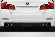 2011-2016 BMW 5 Series F10 4DR Carbon Creations Wave Rear Diffuser - 1 Piece