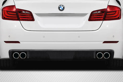 2011-2016 BMW 5 Series F10 4DR Carbon Creations Wave Rear Diffuser - 1 Piece