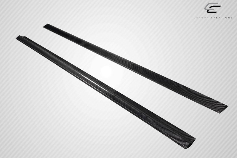 2008-2014 Mercedes Benz C Class W204 Carbon Creations Radian Side Skirt Rocker Panel Splitters - 2 Pieces