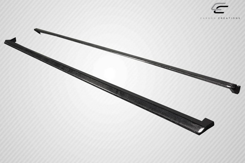 2008-2010 Subaru Impreza WRX Carbon Creations Ghost Side Skirt Rocker Panel Splitters - 2 Pieces