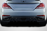 2019-2023 Genesis G70 Carbon Creations Meller Rear Diffuser - 3 Piece