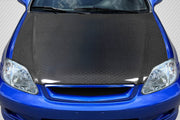 1999-2000 Honda Civic Carbon Creations Geo6ix Dritech OEM Look Hood - 1 Piece