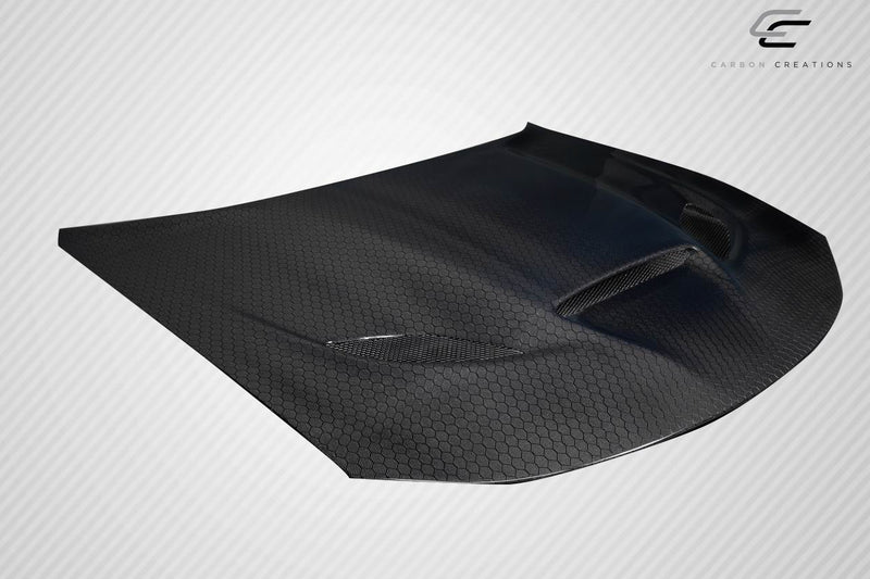 2015-2023 Dodge Charger Carbon Creations Geo6ix Dritech Hellcat Look Hood - 1 Piece