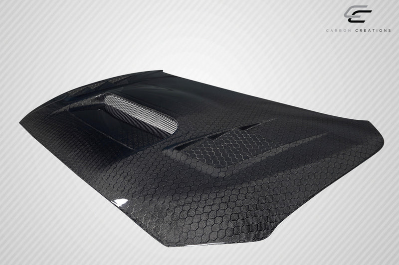 2015-2021 Subaru WRX Carbon Creations Geo6ix C-1 Hood - 1 Piece