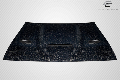 2008-2023 Dodge Challenger Carbon Creations AeroForge Dritech Hellcat Look Hood - 1 Piece