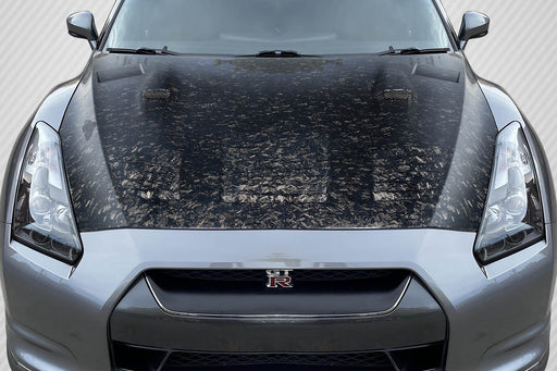 2009-2016 Nissan GT-R R35 Carbon Creations AeroForge GT2 Hood - 1 Piece