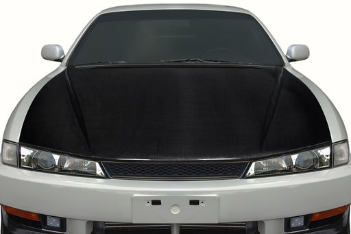 1997-1998 Nissan 240SX S14 Carbon Creations Ranger Hood - 1 Piece