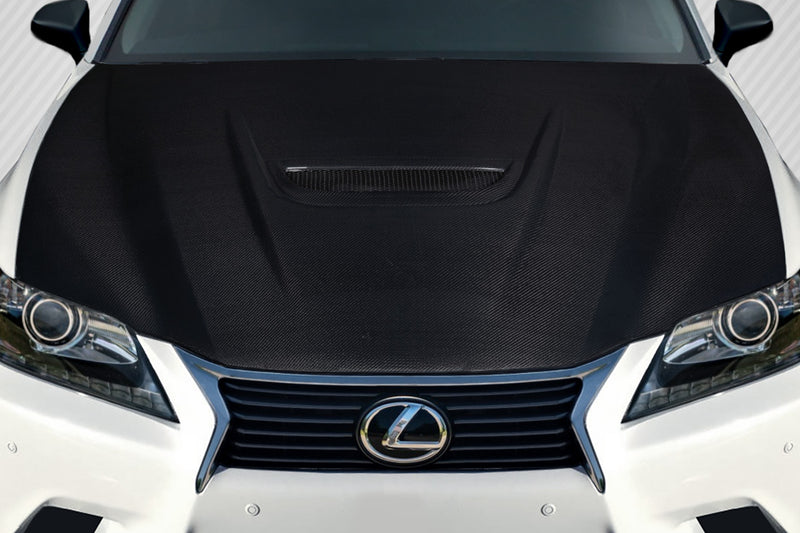 2013-2015 Lexus GS Series G200 GS300 GS350 GS450 GS450H Carbon Creations Alpine Hood - 2 Pieces