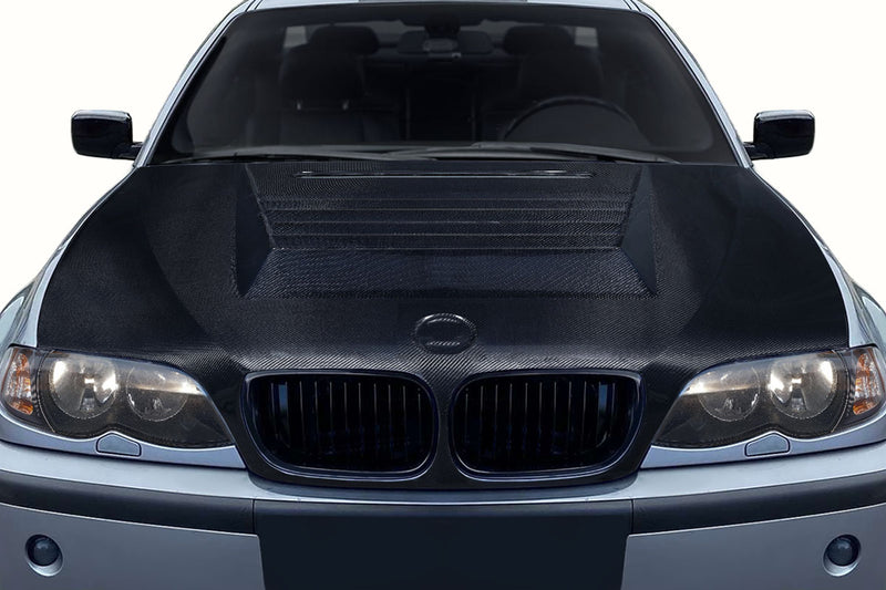 2002-2005 BMW 3 Series E46 4DR Carbon Creations D-1 Hood - 1 Piece