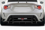 2013-2020 Scion FR-S Toyota 86 Subaru BRZ Duraflex Vantix Rear Bumper Cover - 4 Piece ( Includes Diffuser and canards )
