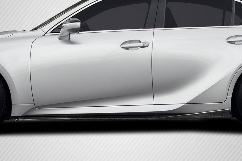 2021-2025 Lexus IS300 IS350 Carbon Creations Geisha Side Skirt Rocker Panels - 2 Pieces