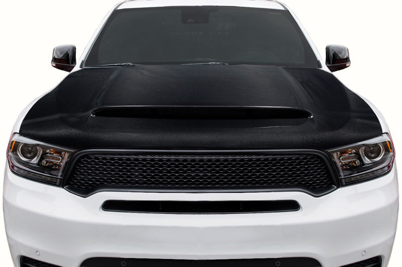 2011-2023 Dodge Durango Carbon Creations Demon Look Hood - 1 Piece