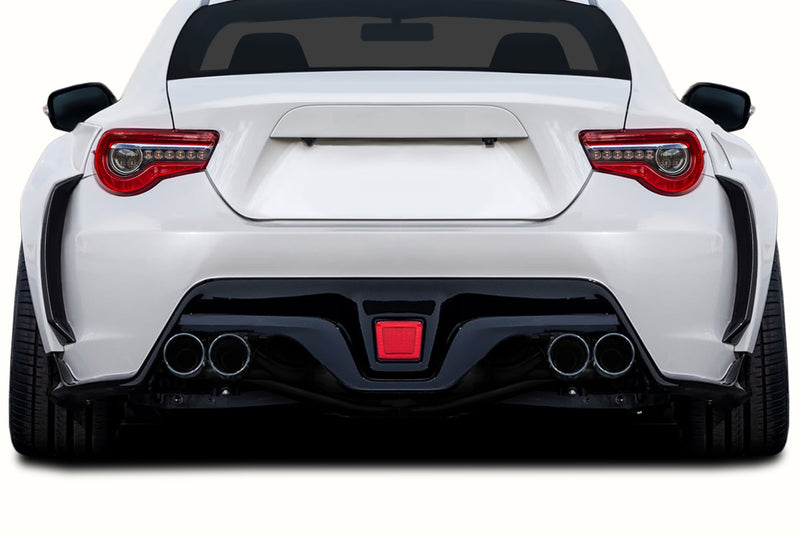 2013-2020 Scion FR-S Toyota 86 Subaru BRZ Duraflex Countersteer Rear Bumper - 1 Piece